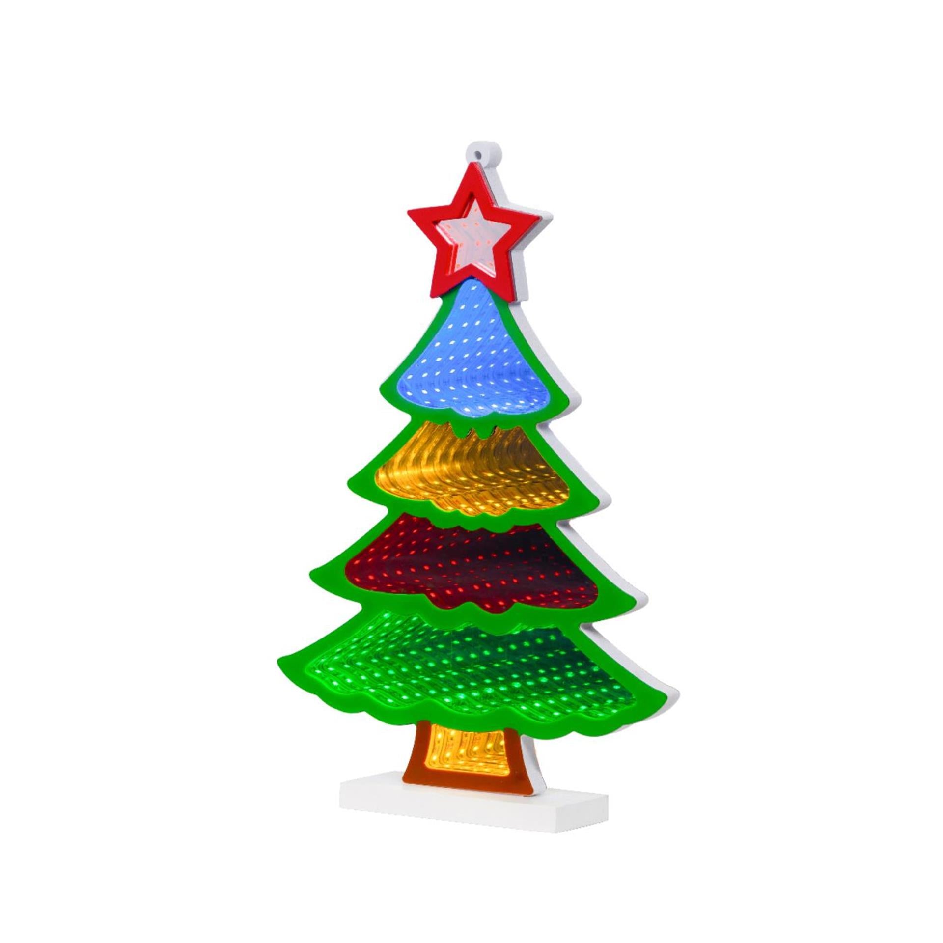 Lumineo infinity lumières sapin de Noël LED 21,5x32cm
