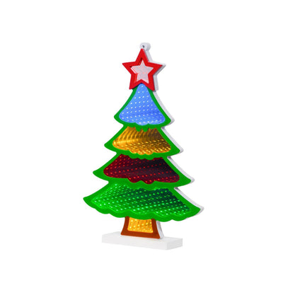 Lumineo infinity lumières sapin de Noël LED 21,5x32cm