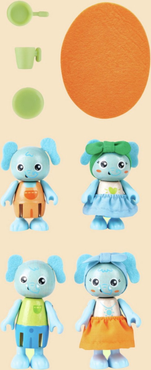 Éléphant de la famille Hape