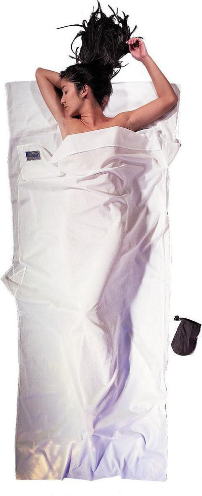 Drap de voyage Cocoon - doublure de drap - coton égyptien - naturel