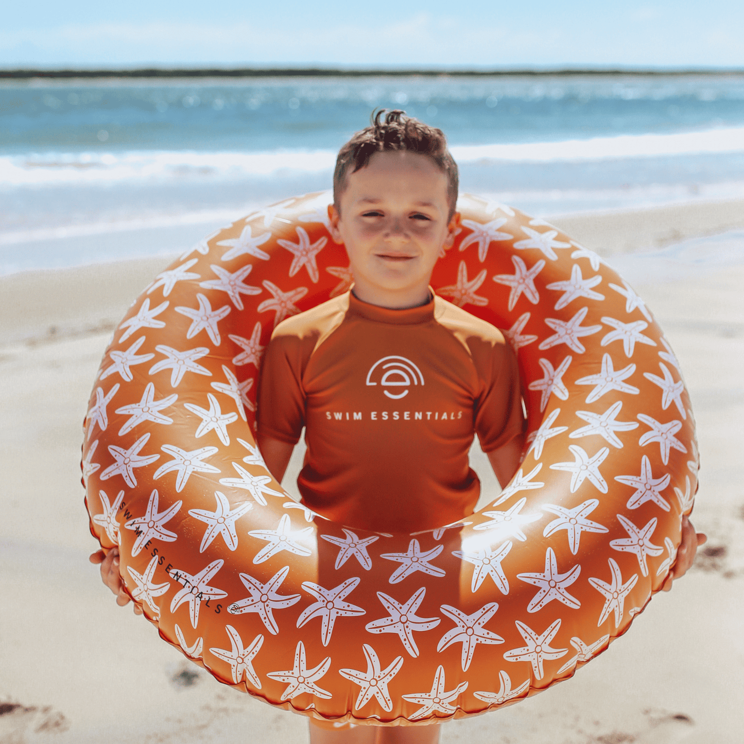 SEASTAR | Ruban de natation orange Ø 90 cm