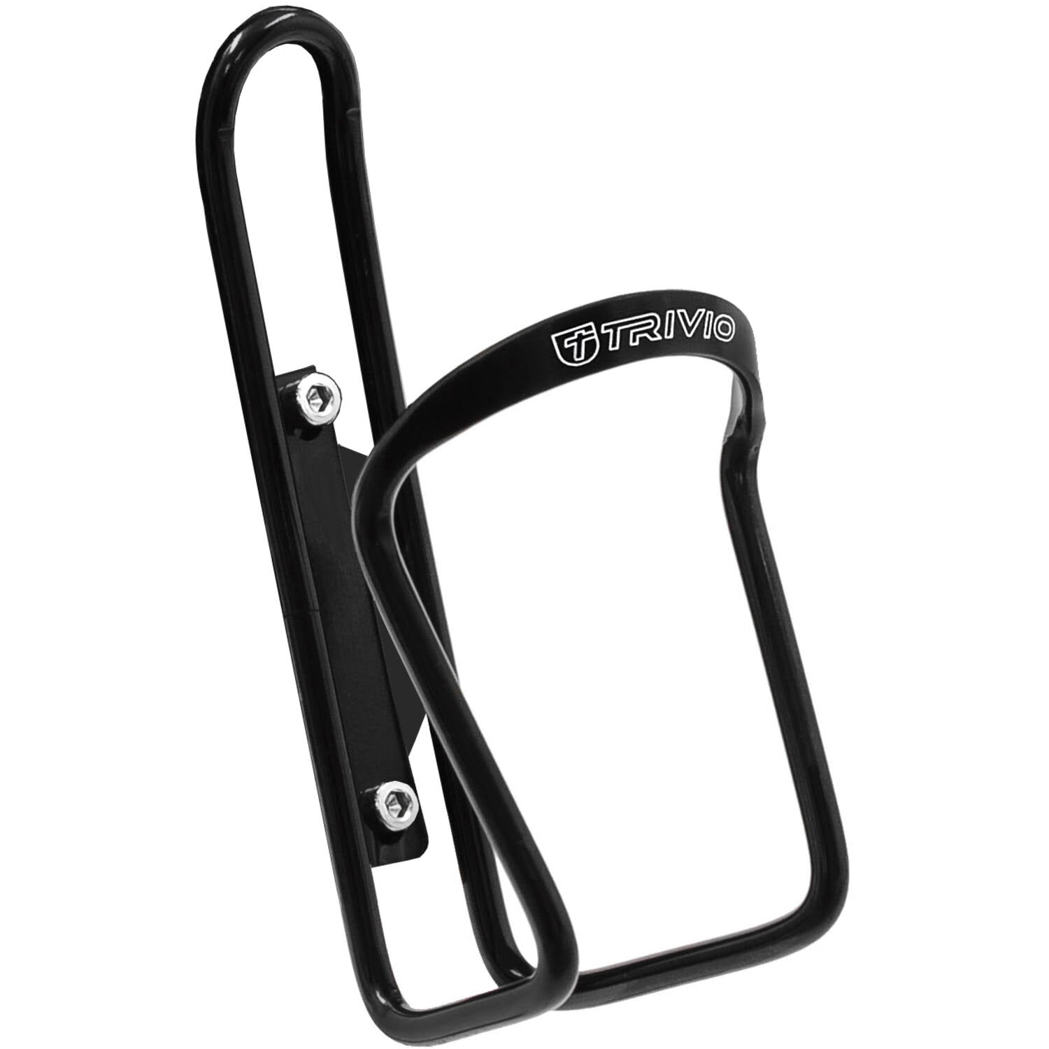 Trivio - porte-bidon aluminium noir 5mm