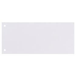 Séparateurs kangaro carton 180g m2 22,5 x 12cm blanc 2 trous rectangulaire