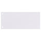 Séparateurs kangaro carton 180g m2 22,5 x 12cm blanc 2 trous rectangulaire