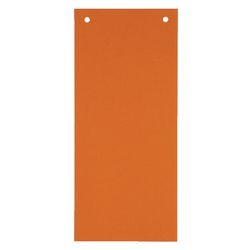 Bandes intercalaires kangaro carton 180g m2 22,5 x 12cm orange 2 trous rectangulaire