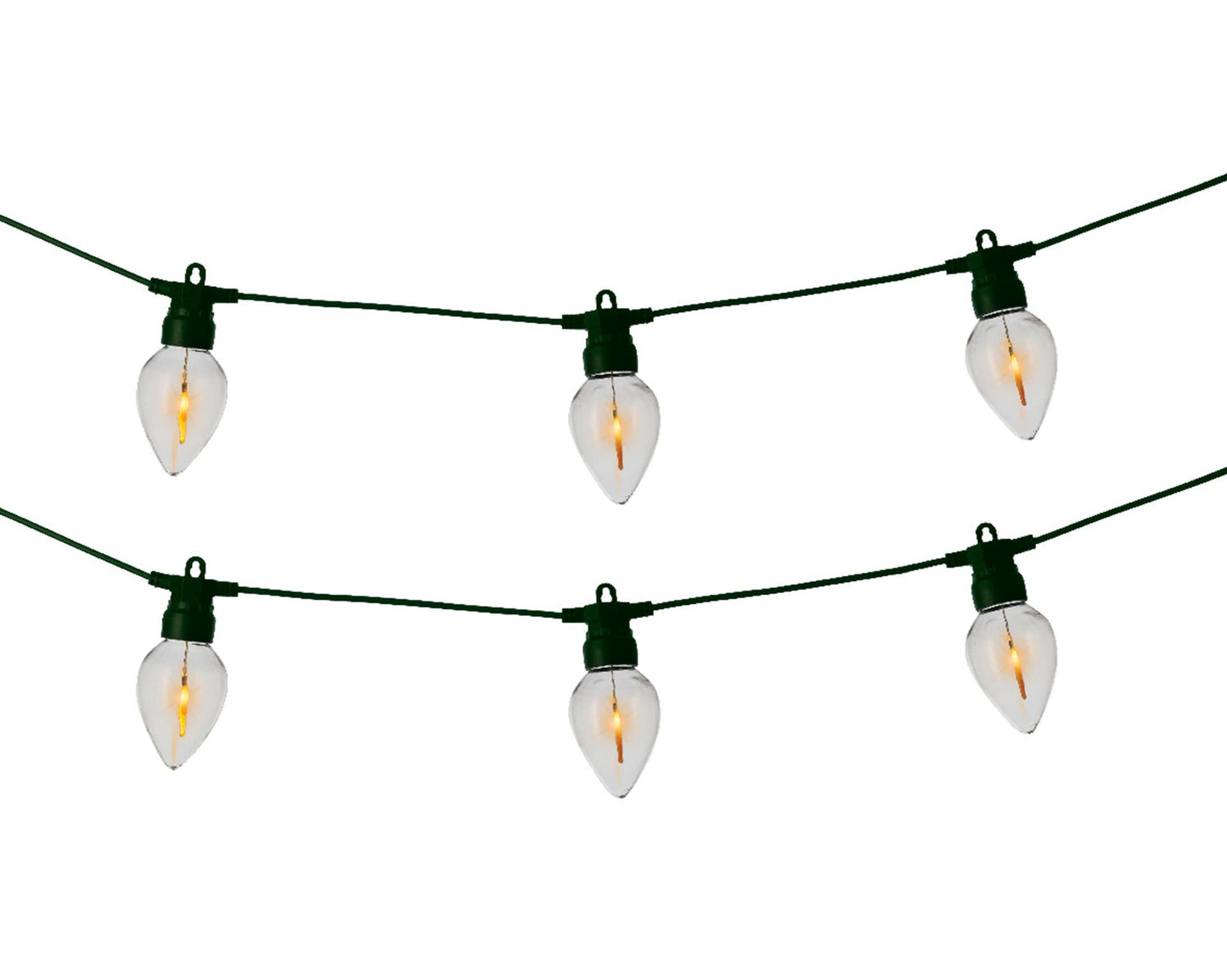 Lumineo lampe de fête led effet flamme de feu l350cm