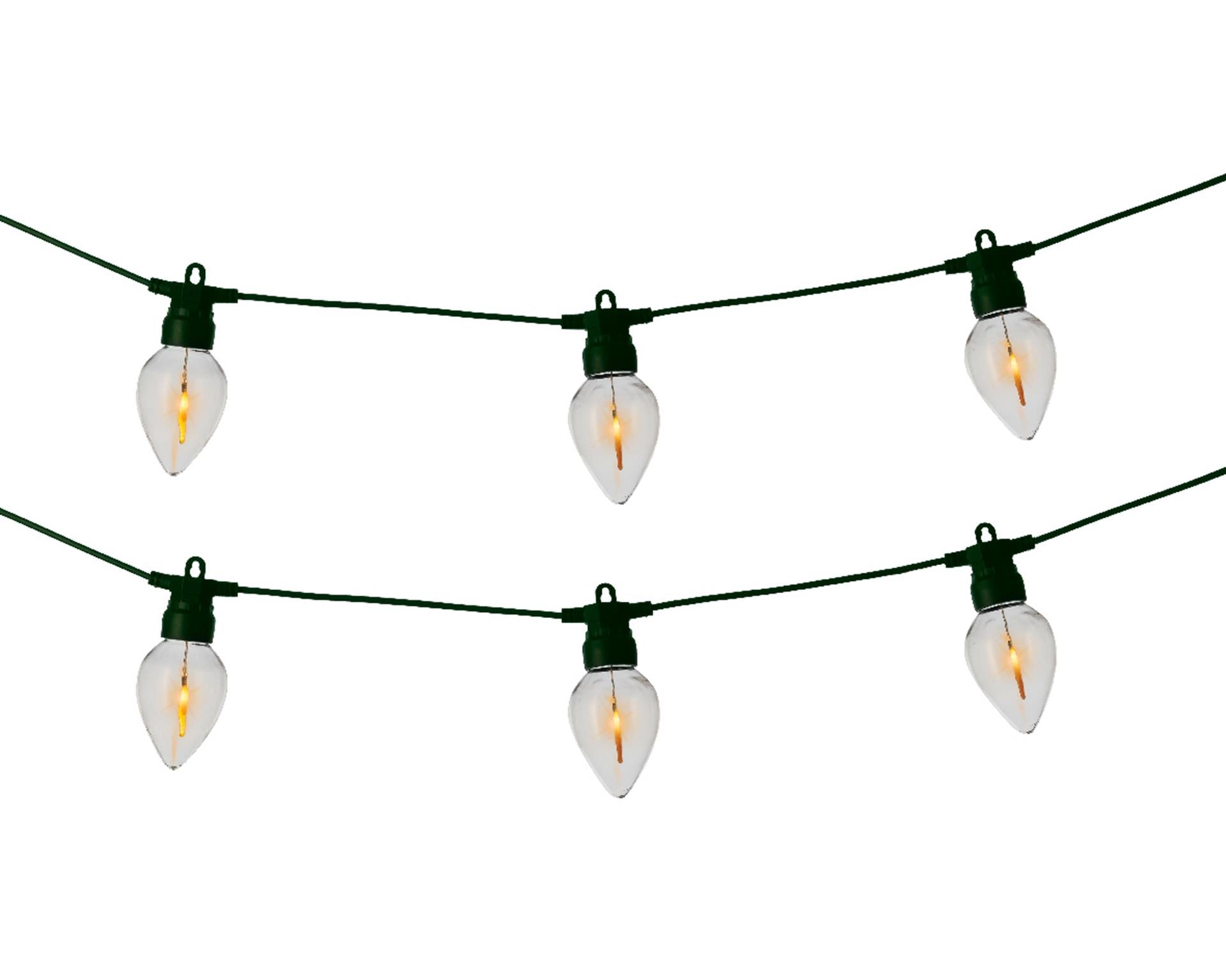Lumineo lampe de fête led effet flamme de feu l350cm