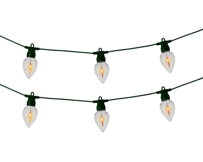 Lumineo lampe de fête led effet flamme de feu l350cm