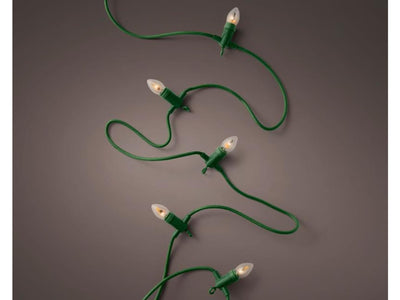 Éclairage flamme Lumineo 10 lampes 396cm