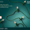 Éclairage flamme Lumineo 10 lampes 396cm