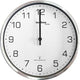 Horloge mural Technoline WT8900 acier inoxydable verre 33 cm argenté