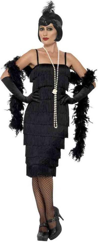 Smiffys - costume de garçonne - m - noir
