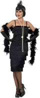Smiffys - costume de garçonne - m - noir