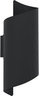 Applique d'extérieur Eglo montarello - 27,5 cm - noir - lumière blanche orientable (lumière chaude, neutre et lumière du jour)