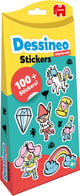 Pack thème stickers Jumbo dessineo - fées licornes, 4 ans+