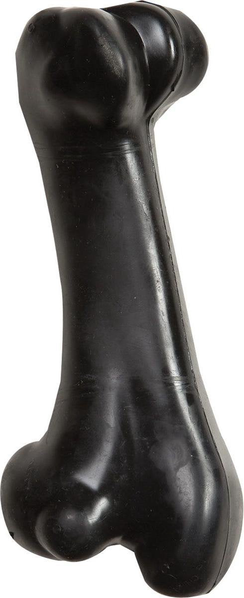 Jouet pour chien Flamingo jambe de gladiateur en caoutchouc - noir - 15 x 6,5 x 5 cm