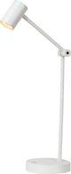 Lucide tipik - lampe de bureau rechargeable - batterie rechargeable - LED 3 stepdim - 1x3w 2700k - blanc