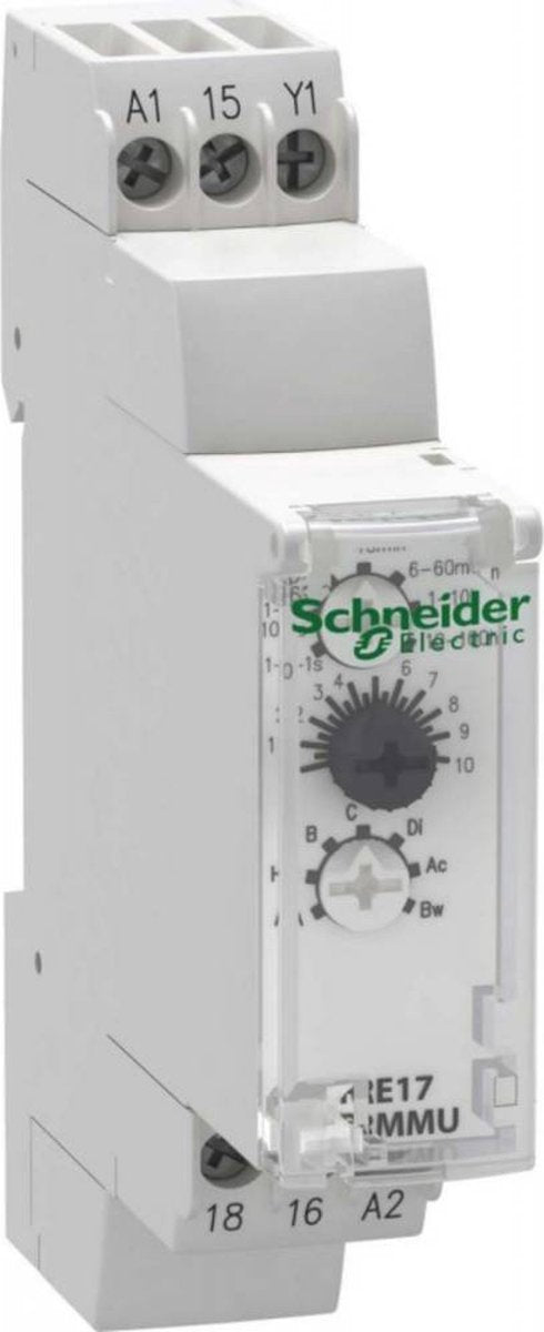 Schneider electric re17rmmu re17rmmu relais temporisé multifonction 1 pièce(s) durée : 0,1 s - 100 h 1x contact inverseur