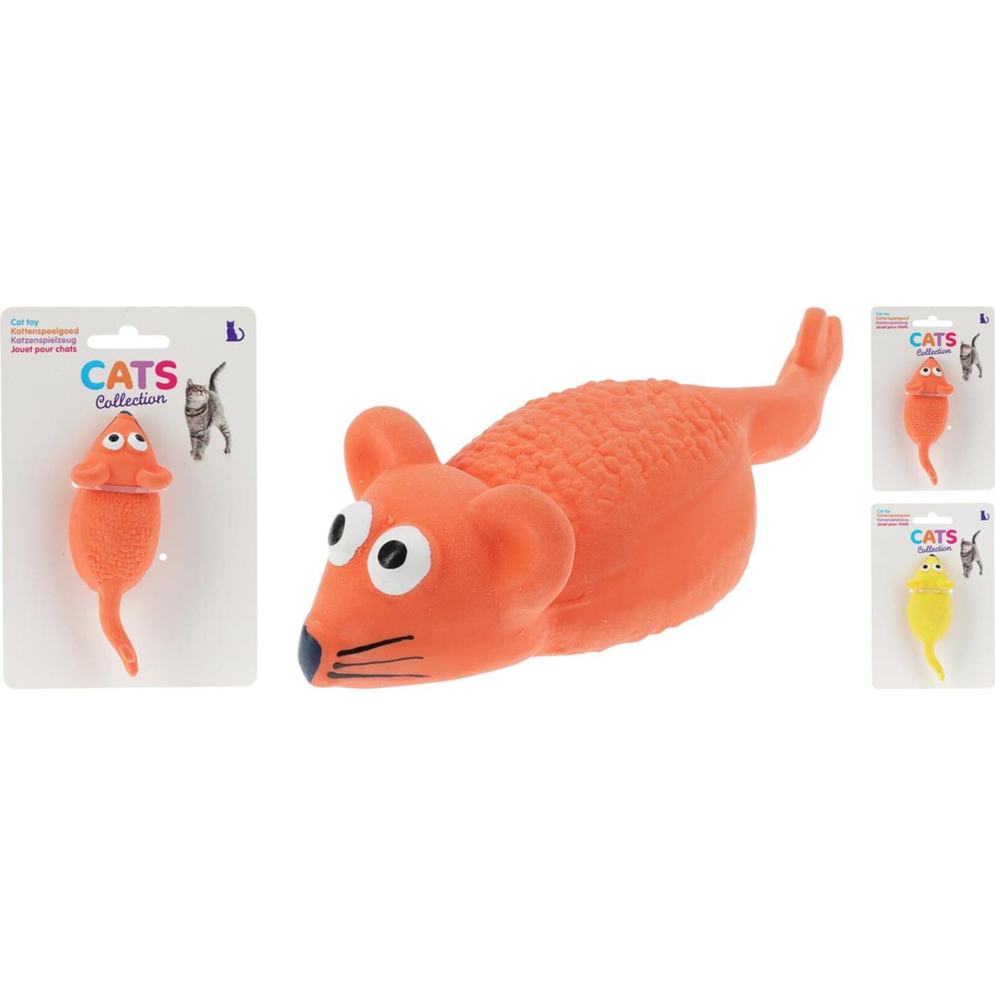 Chats collection chat jouet souris latex