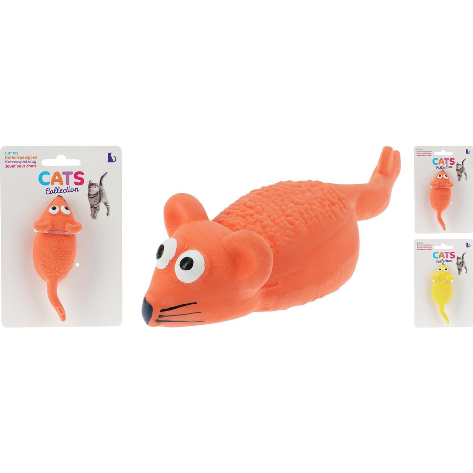 Chats collection chat jouet souris latex