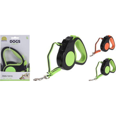 Laisse pour chien de collection Dogs automatiquement réfléchissante