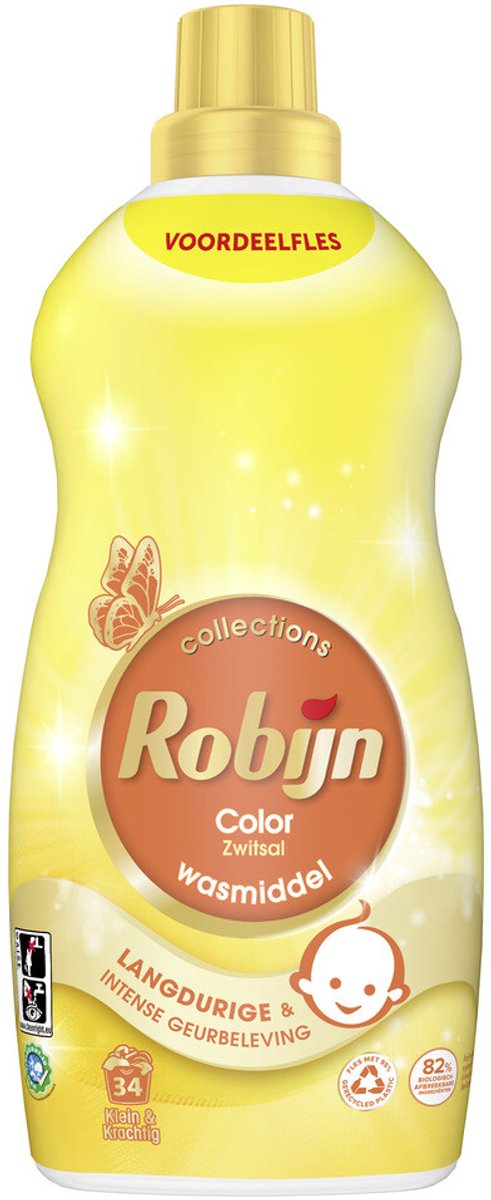 Robijn petite lessive puissante Zwitsalgeur 34 lavages 1,19 litres
