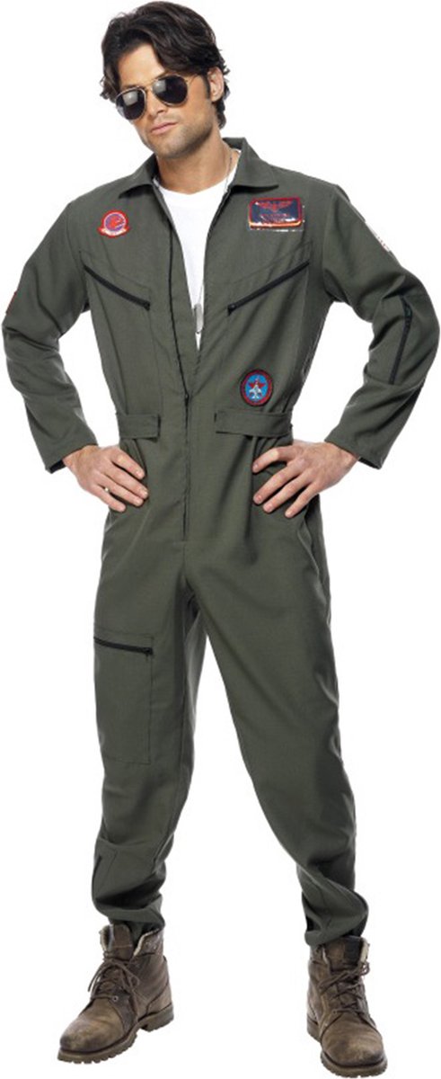 Vegaoo top gun partout - costume de pilote homme - taille l - 52-54