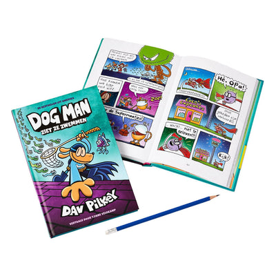 Basic Book Dog Man Part 8 Dog Man les voit nager