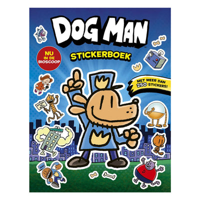 Book Dog Man Stickerboek