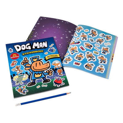 Book Dog Man Stickerboek