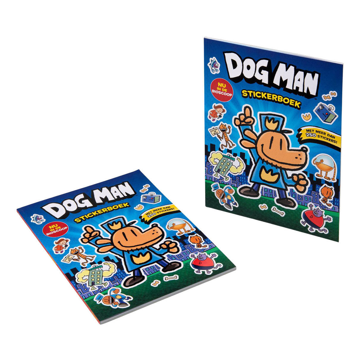 Book Dog Man Stickerboek