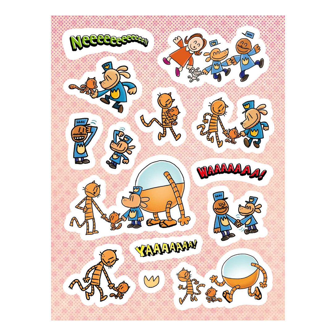 Book Dog Man Stickerboek