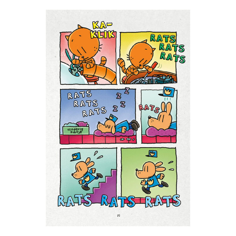 Maison centrale de livre chien homme et enfant chat