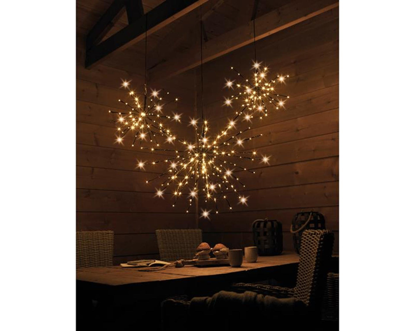Lumineo Lumières de Noël pôle étoile 45cm-72l