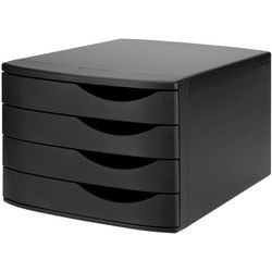 Commode djois noire 4 tiroirs