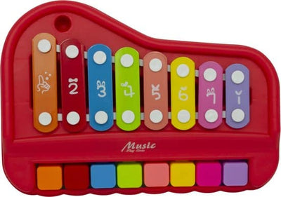 Intro Musique xylophone avec du piano rouge