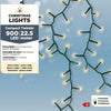 Guirlande lumineuse de Noël Lumineo compacte 900LED blanc chaud