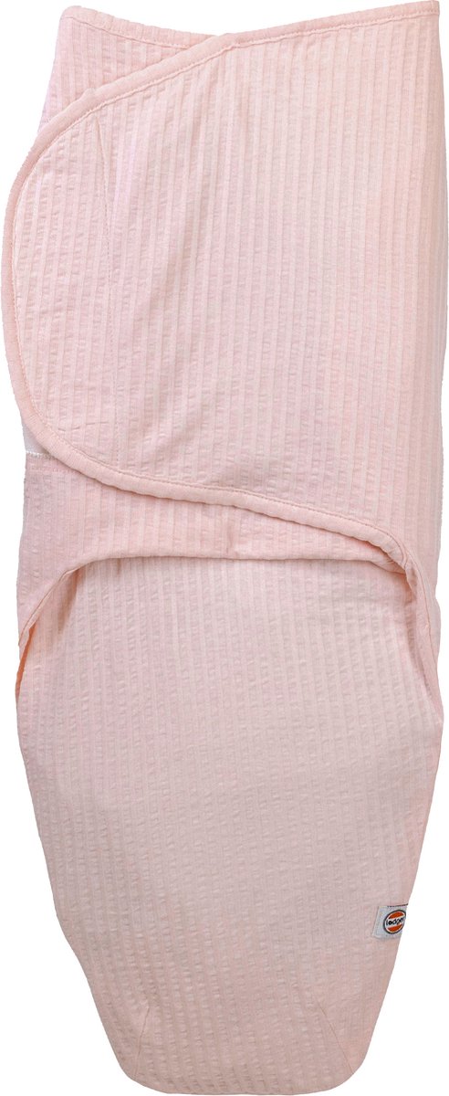 Lodger bundler - sac de couchage swaddle - rose - 0,3 tog - 60cm (0-4m) - coton seersucker - tissu d'emmaillotage