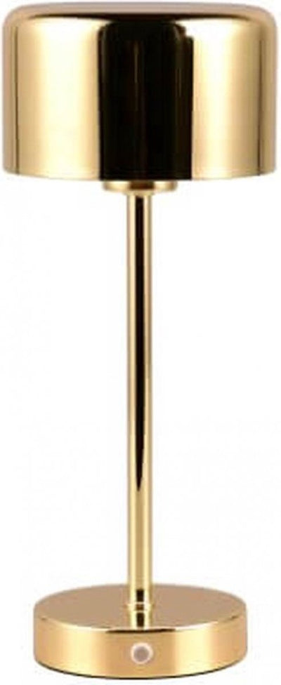 Rl live your light reality jeff - lampe de table - laiton poli - incl. 1x SMD 1,5W - fonction tactile - rechargeable - dimmable