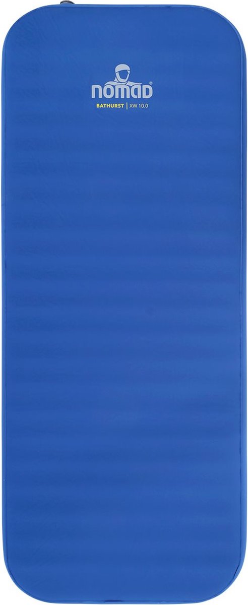 Matelas de couchage Nomad ® bathurst 10.0 xw autogonflant | 198x76 | 10 m d'épaisseur | bleu | léger | camping confort | avec housse