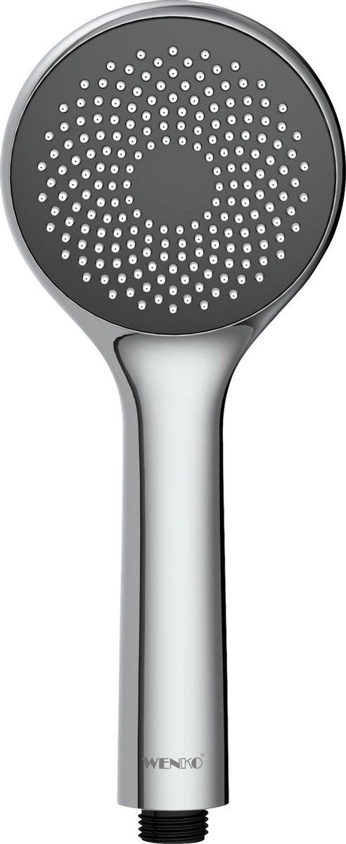 Wenko douchette à main économie d'eau - ø95mm - 1 type de jet - chrome - pomme de douche - économie d'eau