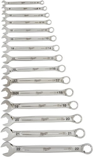 Accessoires Milwaukee morsure maximale | jeu de clés polygonales métriques | 15 pièces - 4932464258