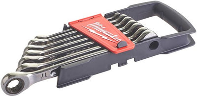 Accessoires Milwaukee morsure maximale | jeu de clés mixtes à cliquet métrique | 7 pièces - 4932464993
