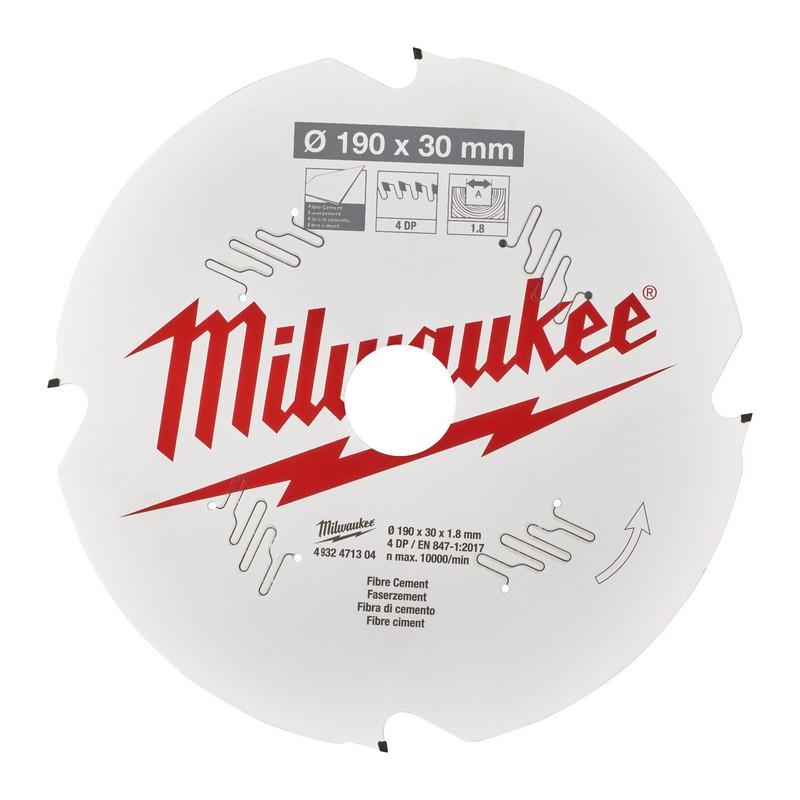 Milwaukee accessoires lame de scie circulaire p fc 190x30x1.8x4d - 4932471304