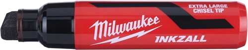 Milwaukee accessoires inkzall noir xl marqueur à pointe biseautée - 4932471558