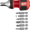 Accessoires Milwaukee Tournevis multi-embouts à cliquet compact 8 en 1 - 1pc - 4932471868