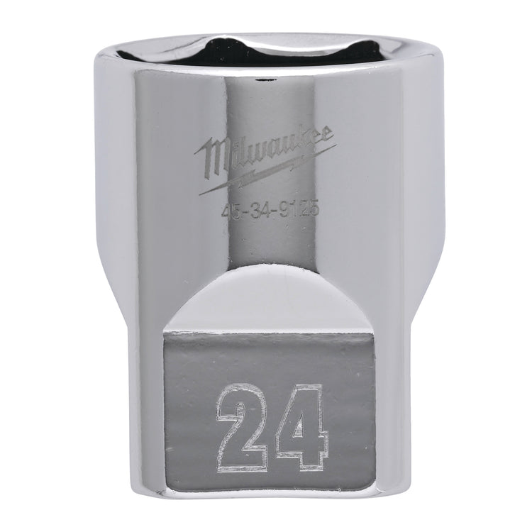 Accessoires Milwaukee 1 2 douille métrique - 24 mm - 4932480022