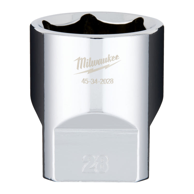 Accessoires Milwaukee 1 2 douille métrique - 28 mm - 4932480026