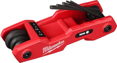 Milwaukee accessoires jeu de clés hexagonales pliantes (8 pièces) - 4932480978