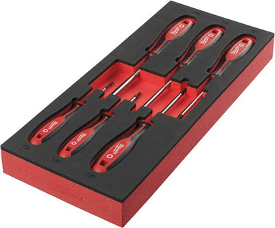 Milwaukee accessoires tournevis à incrustation de mousse tx set 2 (6 pièces) - 4932492392